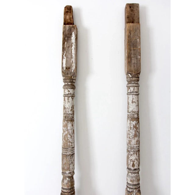 Antique Architectural Columns - a Pair For Sale - Image 10 of 12