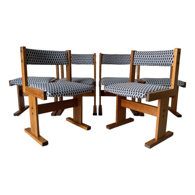 1970s Mid-Century Modern Dining Chairs by Paul H. Poulsen for Gangso Møbler – Set of Six/ Sold For Sale