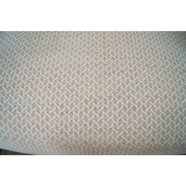 1970’s Hollywood Regency Parsons Fully Upholstered Lounge Chair For Sale - Image 11 of 12