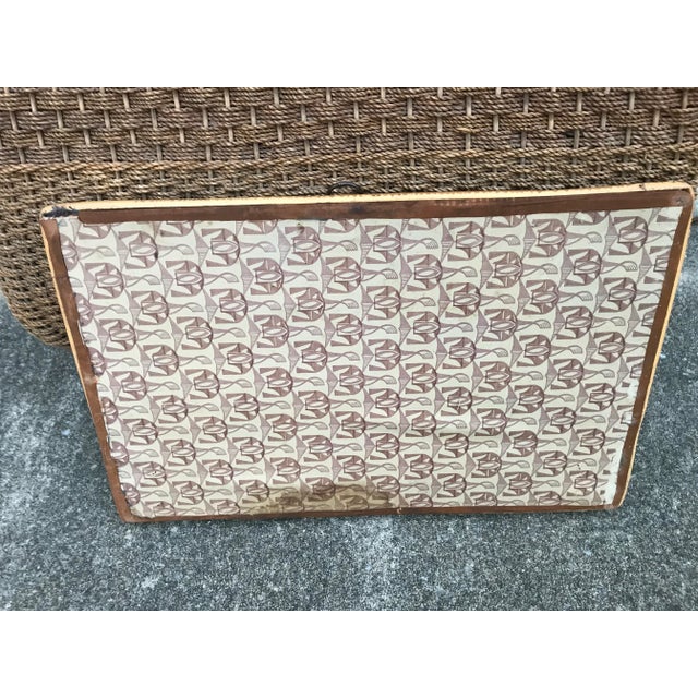 Mid 20th Century Wicker Chest With Handles For Sale - Image 10 of 12