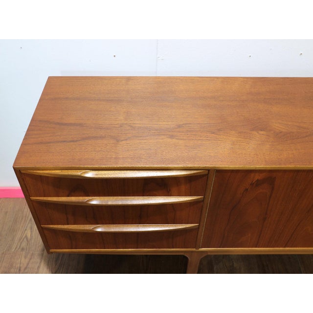 1960s Mid Century Modern Vintage Teak Sideboard Credenza by McIntosh For Sale - Image 10 of 15