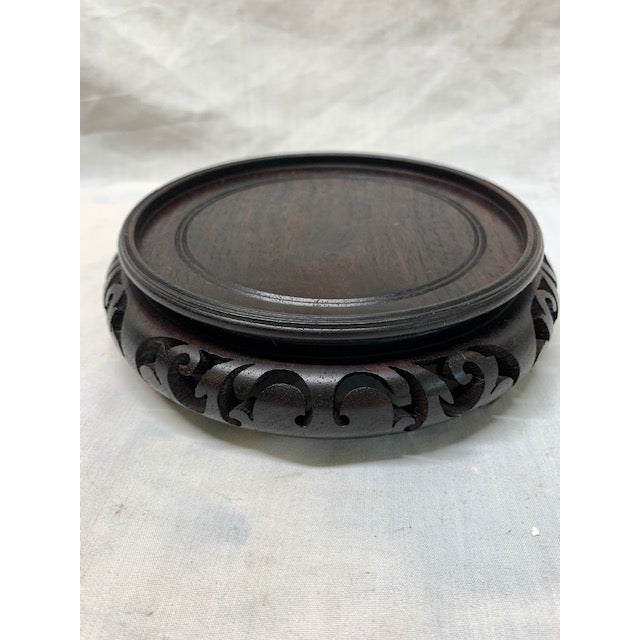 Asian Wooden Plant/Vase Stand Chairish