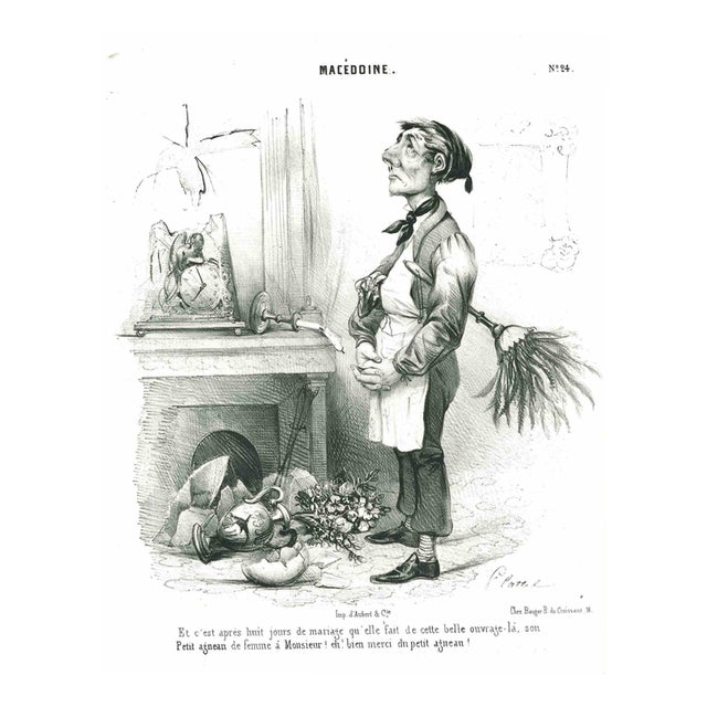 Henri Daniel Plattel, Macédoine, No. 24, Mid-19th Century, Lithograph For Sale