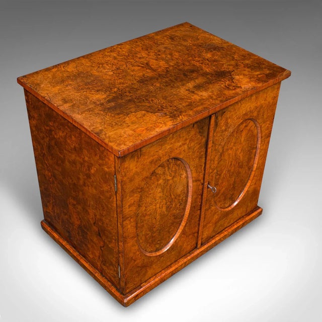 Brown Antique Country House Napkin Drawers, English, Storage Cabinet, Early Victorian For Sale - Image 8 of 12