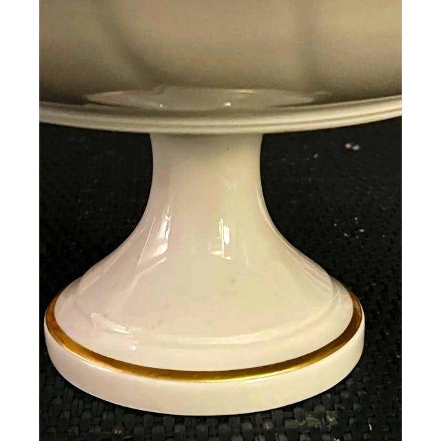 Limoges France Gold Rose Dessert Server For Sale - Image 9 of 9