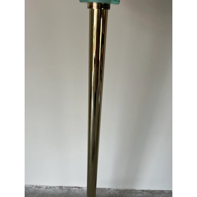 1980's Postmodern Casablanca Torchiere Floor Lamp For Sale - Image 10 of 12