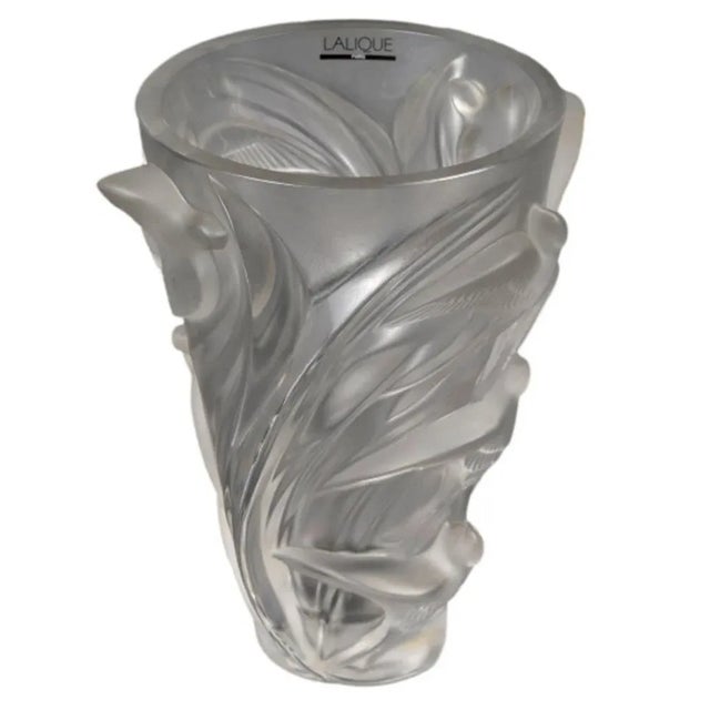 Vintage Martinets Vase from Lalique, 1950s For Sale - Image 17 of 17