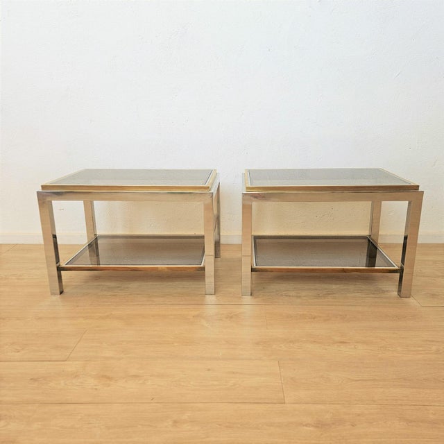 Side Tables by Jean Charles Paris, 1970s, Set of 2 For Sale - Image 4 of 11