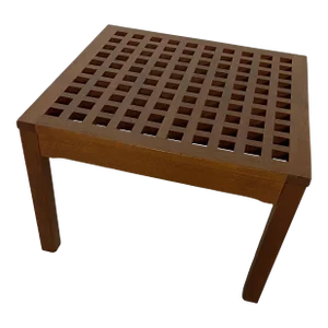 Late 20th Century Square Outdoor Teak Coffee Table