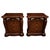 Italian Burr Walnut Bedside Cabinets by Fulgini Orilio, 1980s, Set of 2 For Sale - Image 10 of 10