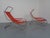 A pair of Lido loungers by Battista & Gino Giudici for Wohnbedarf. Manufactured in 1999, they are in perfect, unused...