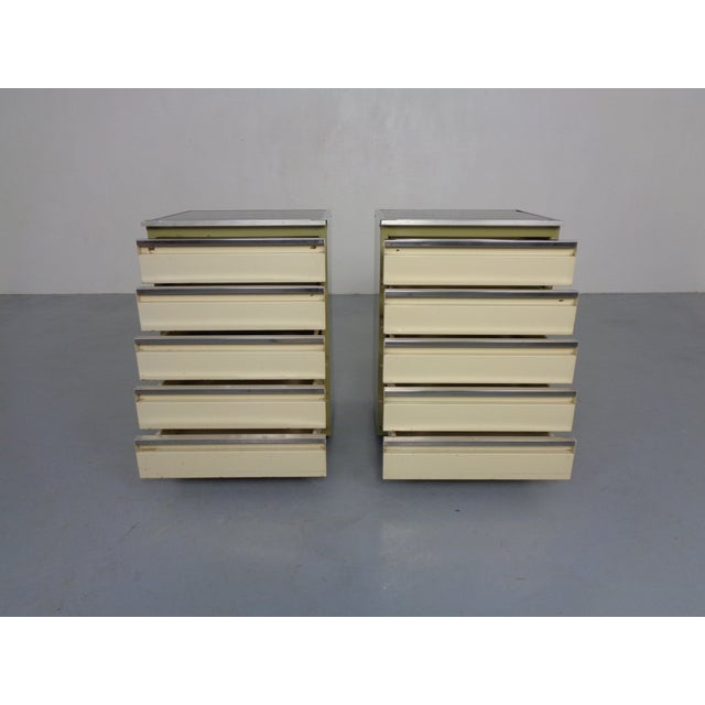 Black Steel Mobile Medical Cabinets with Drawers from Baisch, Germany, 1950s, Set of 2 For Sale - Image 8 of 18