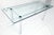 Mid-Century Modern Tobia Scarpa Chrome Base Rectangle Glass Top 4 Cylinder legs Dining Table Mint! For Sale - Image 3 of 12
