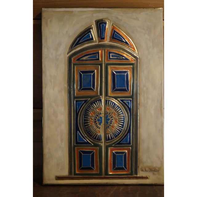1970s Bahia Brazil Copper Relief Church Wall Art - Signed Beto Simoes For Sale - Image 4 of 9