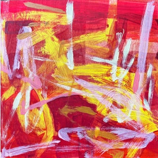 “Excavate” Original Abstract Acrylic Painting by Brenna Giessen For Sale