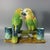 19th Century Rare Delphin Massier Parrots Figural Vase For Sale - Image 5 of 18