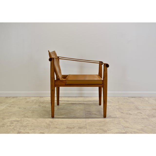 1960s Safari Chair for Brown Saltman Attributed to Douglas Heaslett For Sale In New York - Image 6 of 12