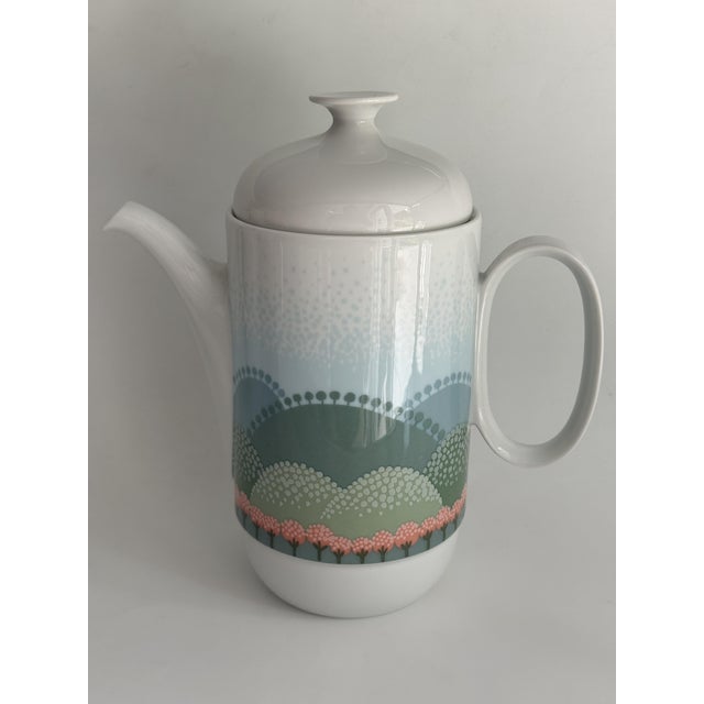 Green Form Duo Moj Dom Coffee Pot by Ambrogio Pozzi & Ivan Rabuzin for Rosenthal, Germany, 1983 For Sale - Image 8 of 8