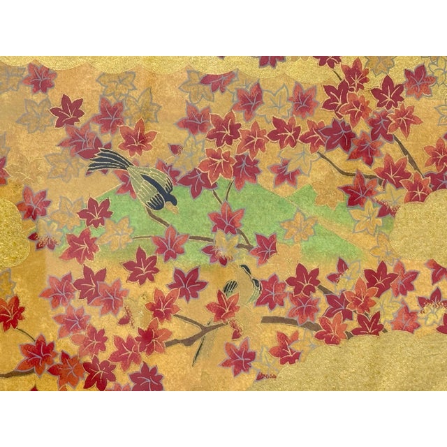 Sōgara Yūzen Japanese Artwork, Framed For Sale - Image 10 of 12