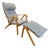 Set of Vintage Chair with Footstool by Simo Heikkila for Ikea, 1990s For Sale