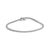 Indulge in the elegance of timeless beauty with this 14K white gold tennis bracelet. Radiating grace with every movement,...