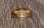 Contemporary The Abbey Road: Vintage Signed Two-Tone 14 Karat Wedding Band For Sale - Image 3 of 5