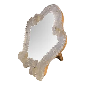 Mid-Century Modern Italian Table Mirror in Murano from Ongaro & Fuga, 1965