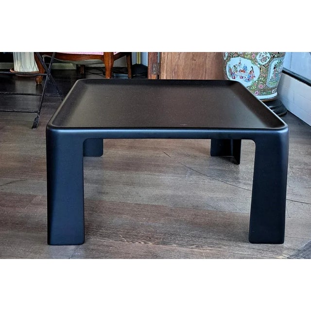 Black Vintage Coffee Table from B&B Italia, 1965 For Sale - Image 8 of 8