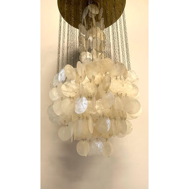 Chandelier by Verner Panton, 1960s, in Very Good conditions. Designed 1960 to 1969 I have official proof of authenticity...