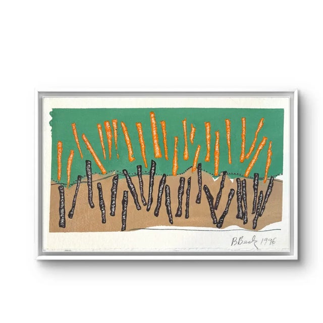 Barbara Beck 1996 Abstract Watercolor-Signed/Dated/Unframed For Sale In New York - Image 6 of 8