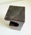 Modernist sculptural object carved from pine wood, finished in Japan's traditional shou sugi ban (yakisugi in Japan), a...