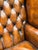 Antique Wing Back Chairs in Brown Leather, 1890, Set of 2 For Sale - Image 10 of 11