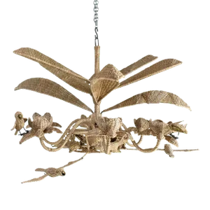 Mario Lopez Torres Chandelier Toucan Parakeet Jaguar