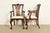 Drexel Heritage Chippendale Carved Mahogany Armchairs, Pair For Sale - Image 9 of 13