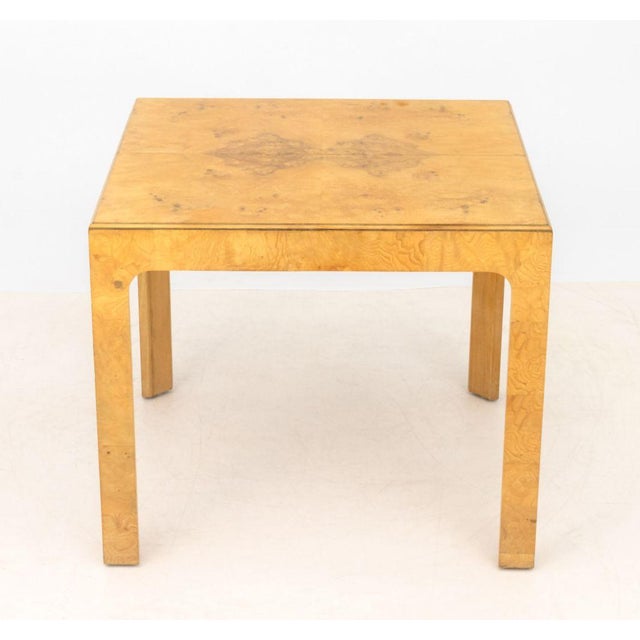Modern Oyster Walnut Extending Dining Table For Sale - Image 9 of 9