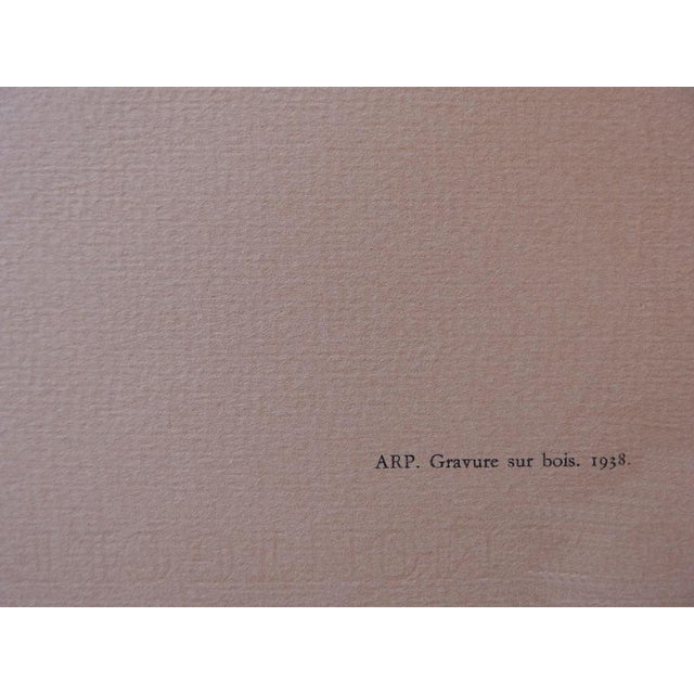 Jean Arp, Dove, 1959, Original Wood Engraving For Sale - Image 6 of 7