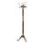 Early 20th Century French Walnut and Brass Barley-Twist Hall Tree For Sale