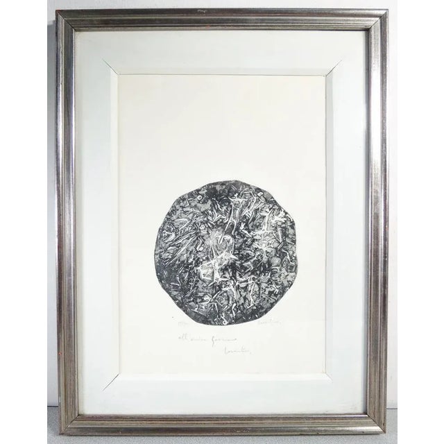Etching signed giuseppe tarantino (1916-1999) battle no. 2 . Numbered 19/50. Italy, 1968 origin italy period 1968 author...