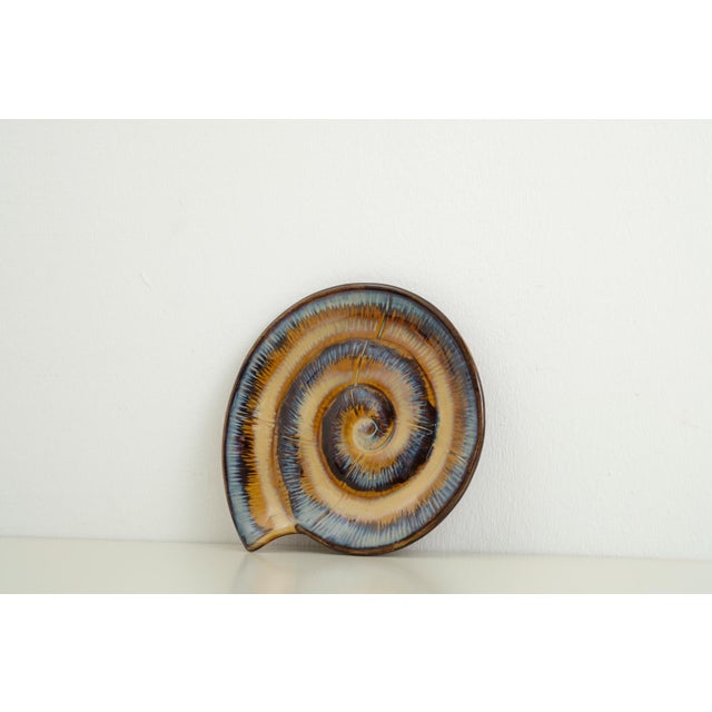 Danish Studio Ceramic Plate, 1960s For Sale - Image 4 of 10