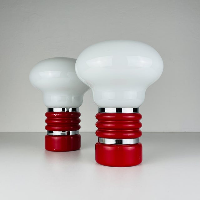 Mid-Century Table Lamps Bulb attributed to Enrico Tronconi, Italy 1970s, Set of 2 For Sale - Image 10 of 13