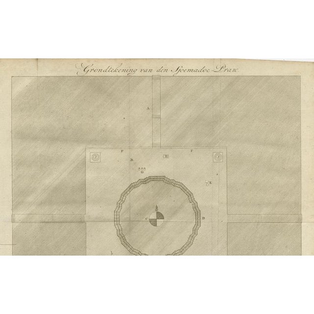 Ground Plan of the Shwemawdaw Pagoda, 1800s For Sale - Image 5 of 10