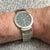 Bulgari 1990s Bvlgari Estate Sapphire Crystal Quartz Watch Stainless Steel 38 Mm For Sale - Image 4 of 5