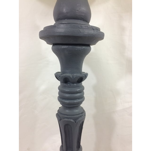 Plaster Pricket Lamp For Sale - Image 4 of 8