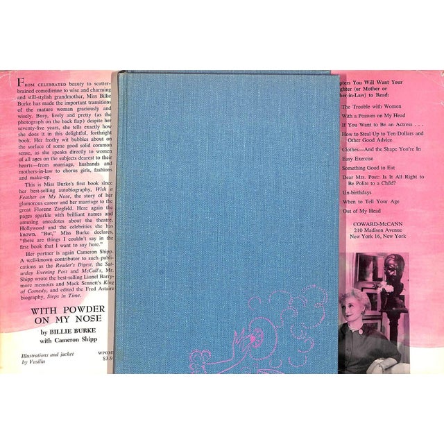 BURKE, Billie [249] pp. Coward-McCann, Inc. 1959 8 3/8" x 5 5/8" Illustrations and jacket by Vasiliu Following on from her...