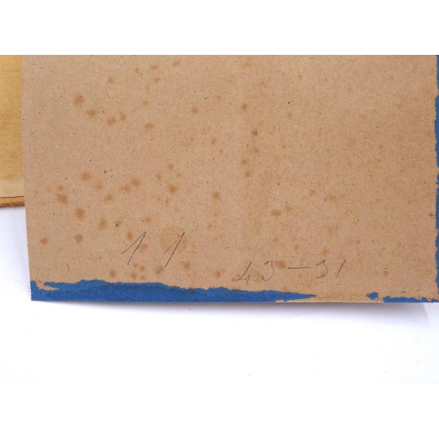 Théodore Chassériau, Preparatory Drawing, 1850s, Chalk & Pencil on Paper For Sale - Image 11 of 12