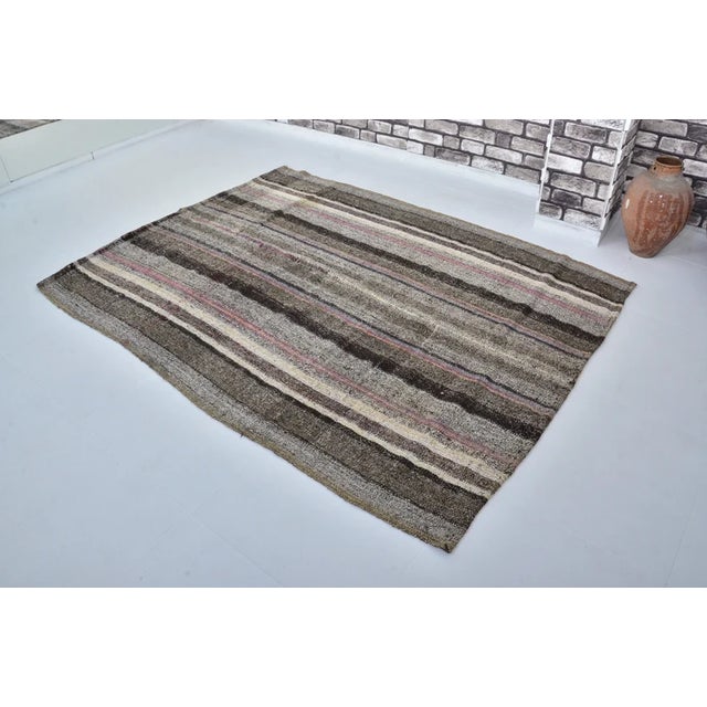 Handmade wool and cotton rug in Turkish Anatolia Carpet, Vintage Oushak Rug, Turkish Vintage Anatolian Rug, Handmade wool...
