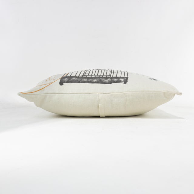 Add a touch of whimsy and elegance to your home with this vintage-inspired pillow featuring a detailed bird perched atop a...