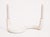 Sculptural white glazed ceramic double taper candle holder featuring an elegant serpentine wave form. A striking Organic...