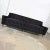 Vintage Mid-Century Modern Modified Lawson Style Sofa Black Frieze Fabric & Channeled Back For Sale - Image 11 of 13