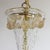 Vintage Baroque Style Floral Gold Inflused Cristallo Murano Chandelier For Sale - Image 11 of 12